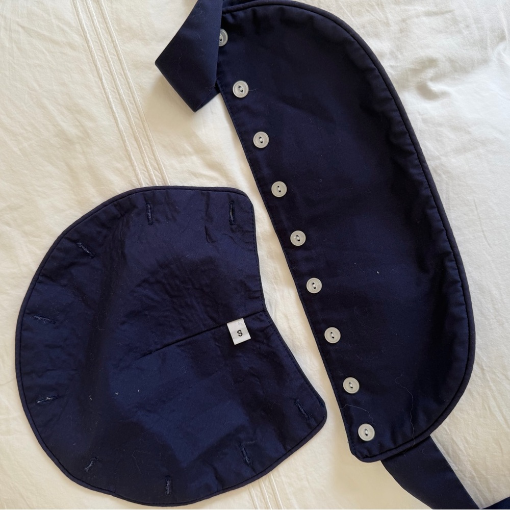 The Beaufort Bonnet Company Navy Buttoned Bonnet
